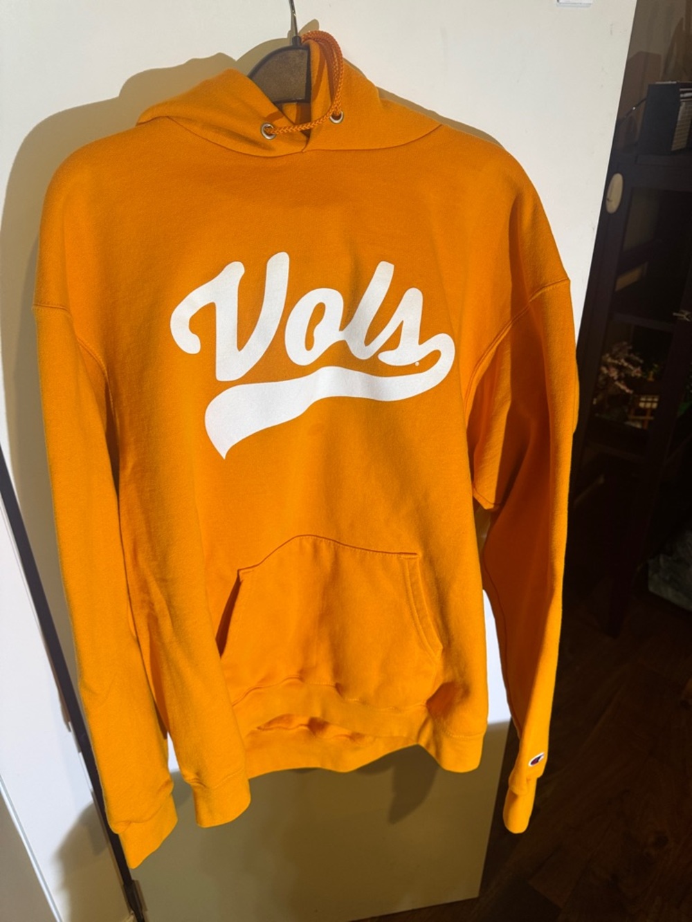 Tennessee Volunteers Orange Pullover Hoodie with White Script